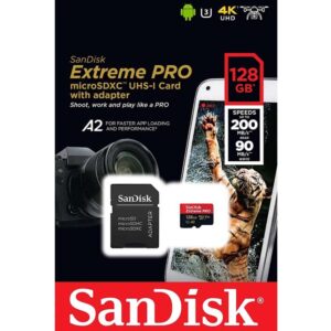 MicroSD 128GB Sandisk Extreme Pro 200 MB/s