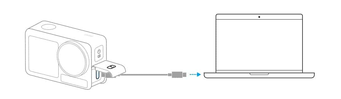 Kết nối Action 5 Pro với máy tính