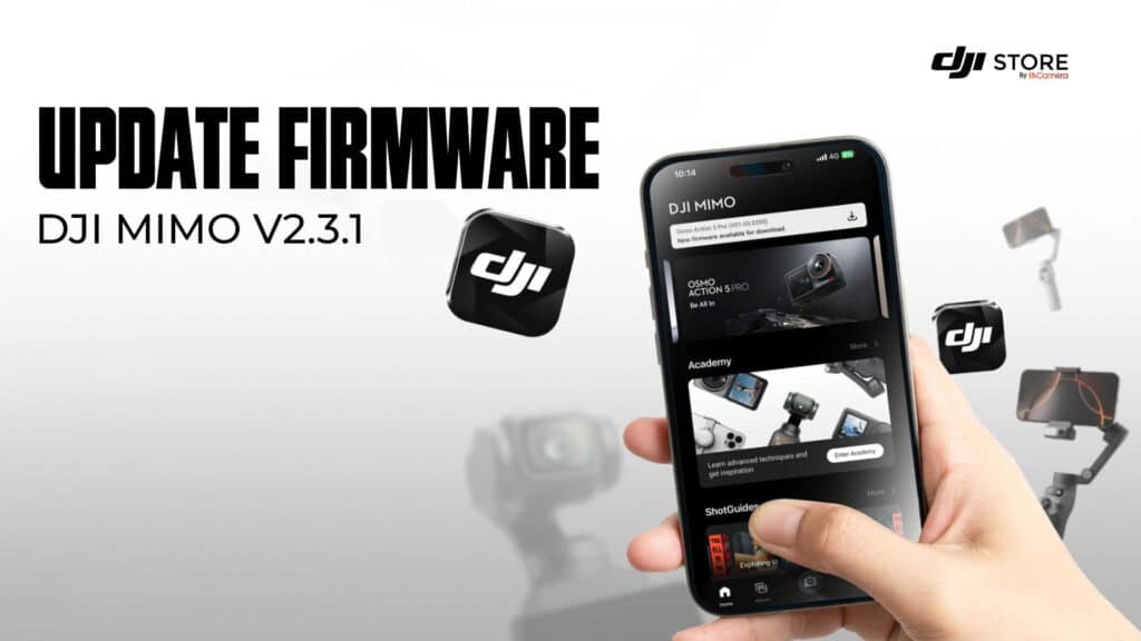 Update Firmware DJI Mimo v2.3.1