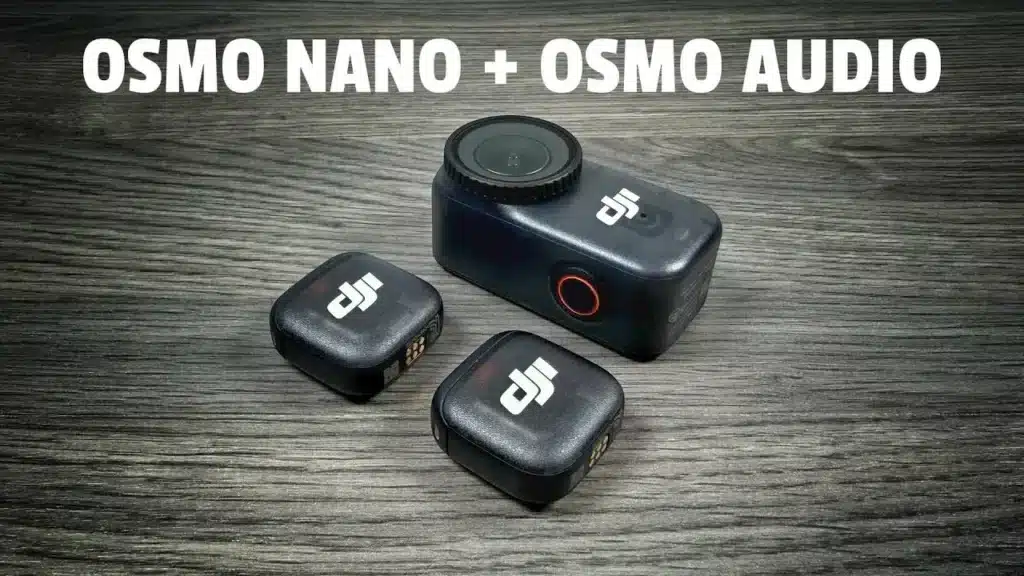 Cách Ghép Nối DJI Osmo Nano vs DJI Osmo Audio