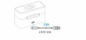 Cách sạc pin mic mini