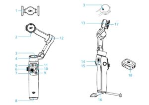 Bộ phận của Osmo Mobile 8