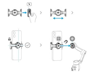 Gắn điện thoại lên