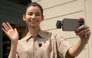 Kết nối DJI Mic Mini để thu âm chất lượng studio tự động