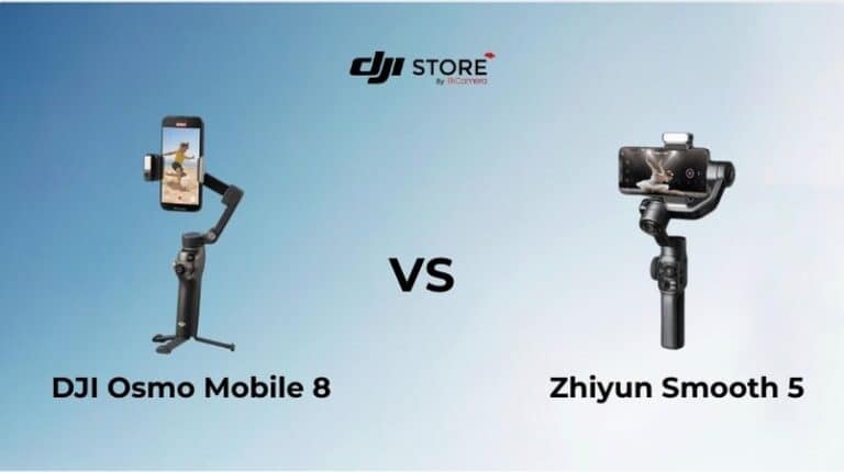 So sánh DJI Osmo Mobile 8 vs Zhiyun Smooth 5