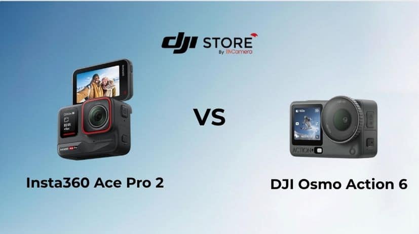 So sánh Osmo Action 6 vs Insta360 Ace Pro 2: