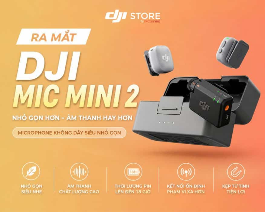 Ra mắt DJI Mic Mini 2