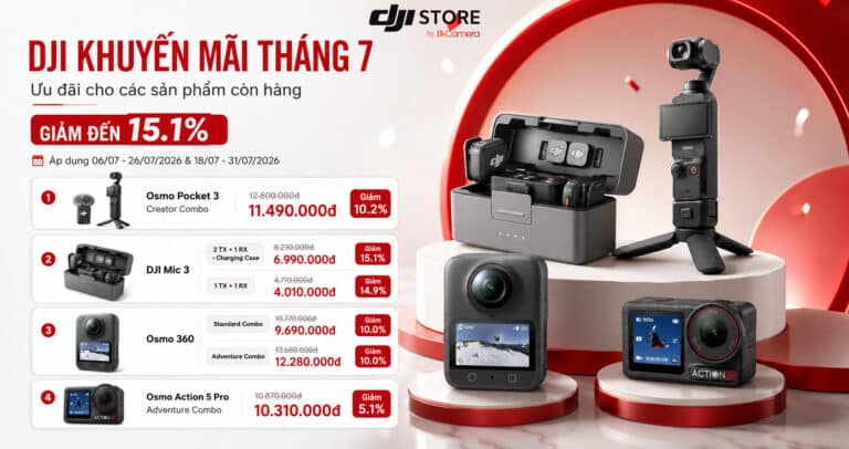 Chương Trình Khuyến Mại DJI Tháng 7