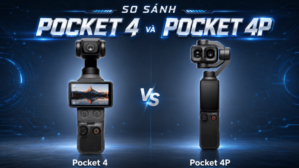 So sánh Pocket 4 và Pocket 4P