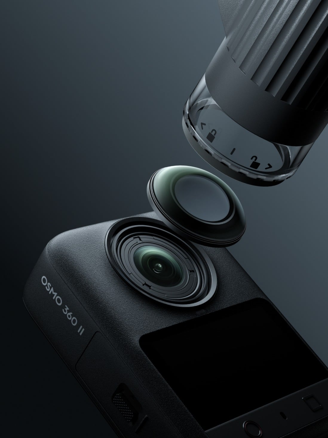 Cụm ống kính có thể thay thế trên DJI Osmo 360 II