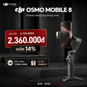 Khuyến mãi DJI tháng 9/2026