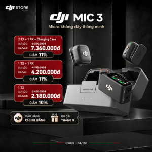 Khuyến mãi DJI tháng 9/2026