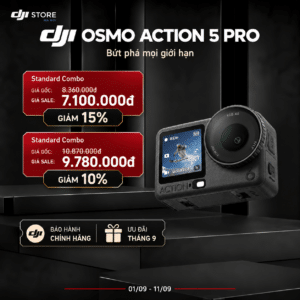 Khuyến mãi DJI tháng 9/2026