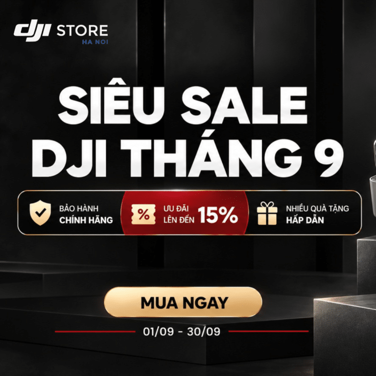 Khuyến mãi DJI tháng 9/2026