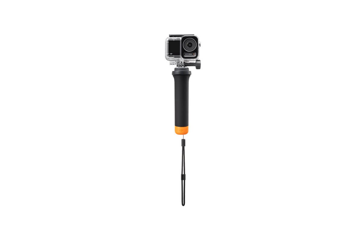 Tay cầm nổi DJI Floating Handle gắn camera Osmo Action trong vỏ chống nước