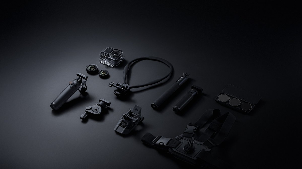 Bộ phụ kiện gắn và tay cầm chính hãng cho DJI Osmo Action 6