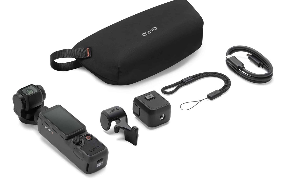Túi đựng OSMO, khóa gimbal và dây đeo đi kèm DJI Osmo Pocket 4