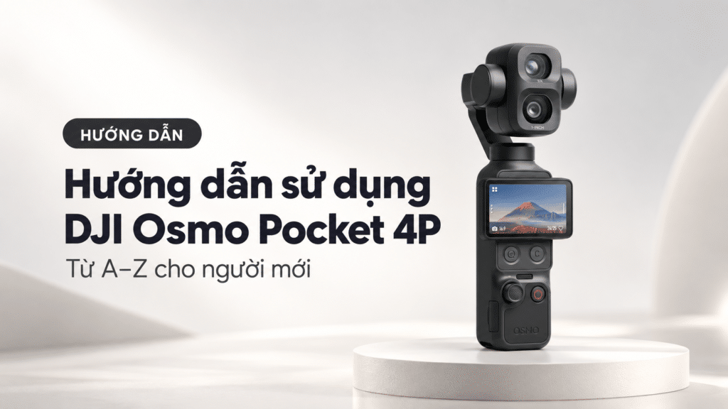Hướng dẫn sử dụng DJI Osmo Pocket 4P cho người mới từ A–Z