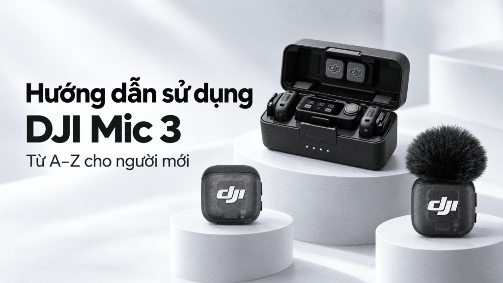 Hướng dẫn sử dụng DJI Mic 3 từ A–Z cho người mới