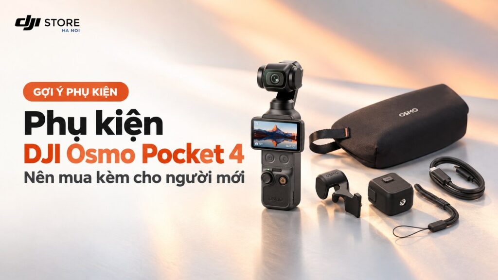 Phụ kiện DJI Pocket 4 nên mua kèm cho người mới